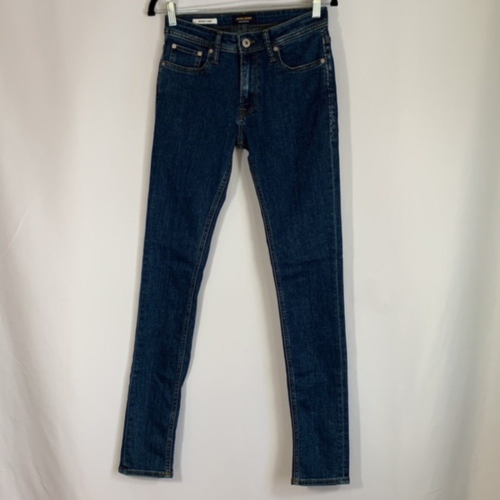 Jack and Jones Blue Skinny Liam Jeans 28x32